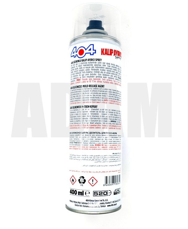 Silikon Sprey Kalıp Ayırıcı 400ml