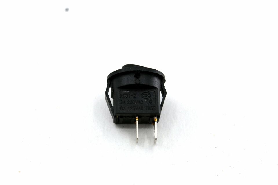 Mini 15mm Yuvarlak Siyah Anahtar 1-0 Rocker MT-ANK33