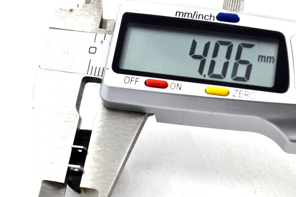 Mini 16mm Yuvarlak Siyah Anahtar 1-0 Rocker MT-ANK33