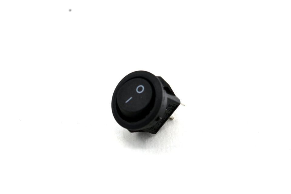 Mini 15mm Yuvarlak Siyah Anahtar 1-0 Rocker MT-ANK33