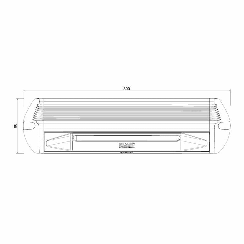 12V-24V Dc 36 Power LED Lamba Su Geçirmez Beyaz Işık Aluminyum Soğutuculu