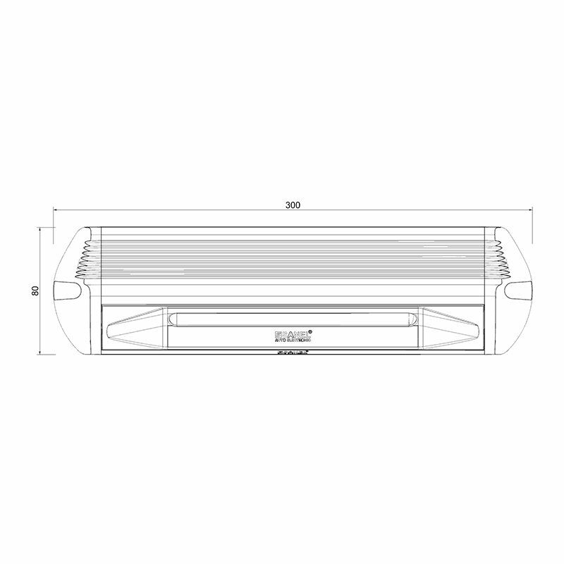 12V-24V Dc 36 Power LED Lamba Su Geçirmez Beyaz Işık Gri Alüminyum Soğutuculu