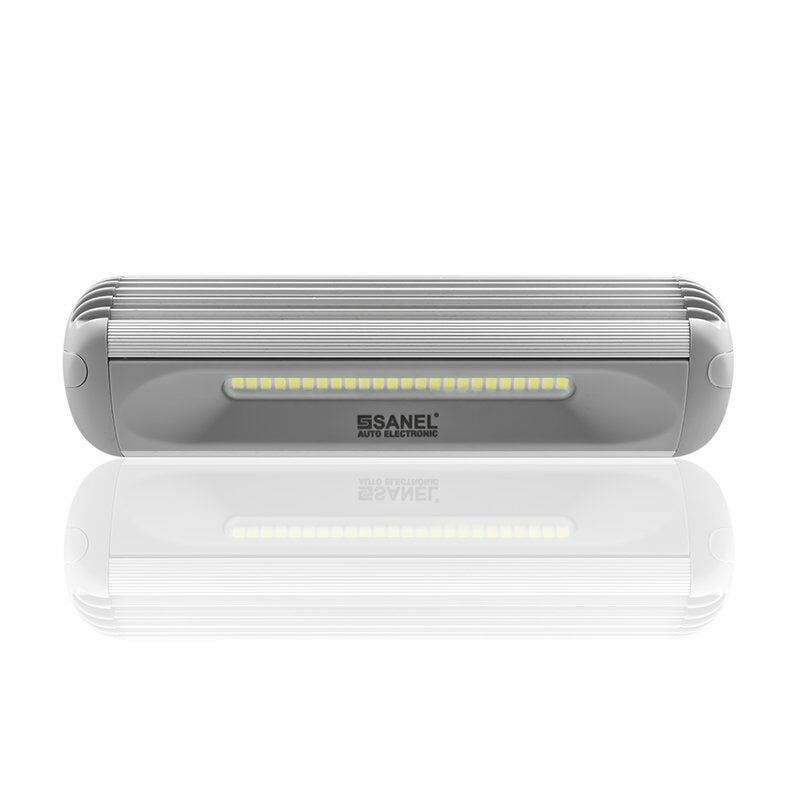 12V-24V DC 24 Power LED Lamba Su Geçirmez 1100lm Beyaz Işık Gri Alüminyum Soğutuculu