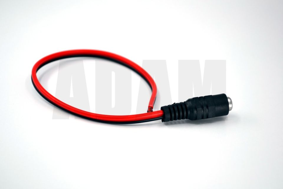 2,1mm DC Jak Dişi Fiş CCTV Power 20cm Kablolu