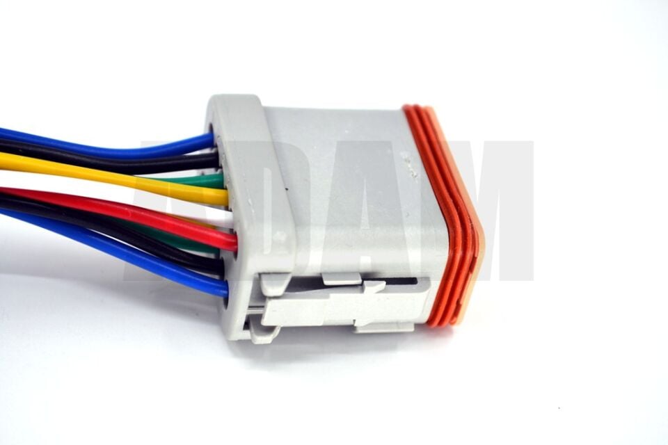 12 Pin Kablolu Deutsch Soket Elektrik Bağlantı Konnektörü Soketi Erkek (Pinleri Dişidir)