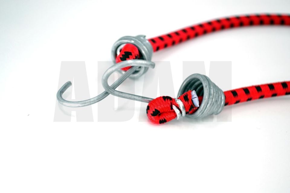 12 Adet 80cm Metal Kancalı Bagaj Eşya Sabitleme Lastiği