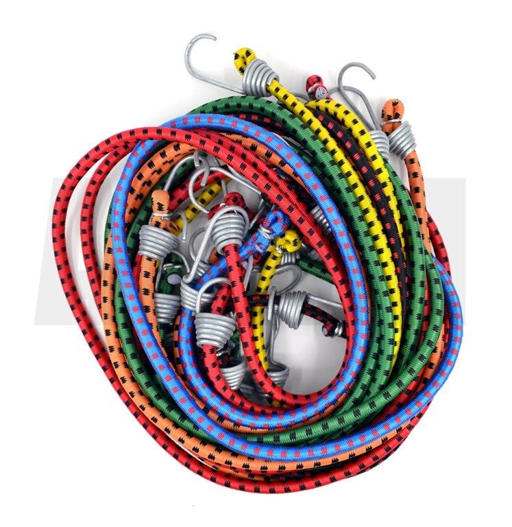 12 Adet 80cm Metal Kancalı Bagaj Eşya Sabitleme Lastiği