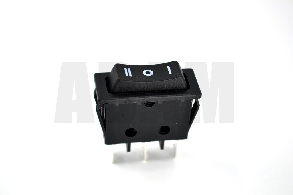 Cam Anahtarı Düğmesi Işıksız İnce Tip 3 Pin 1-0-2 Yaylı