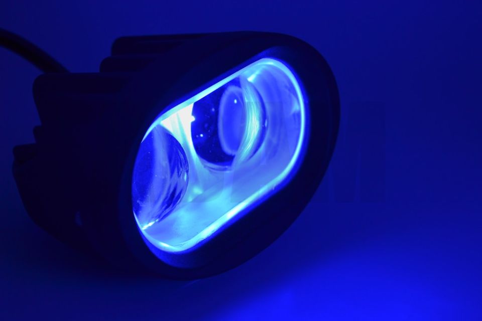 Blue Spot Mavi Nokta Forklift Güvenlik Uyarı Lambası 12V - 80V Led IP67 Mercekli Keskin Işıklı