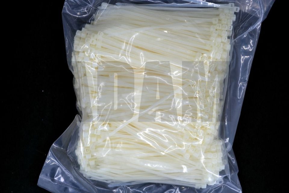 1000 Adet Beyaz 100x2,5 UL Sertifikalı Kablo Bağı